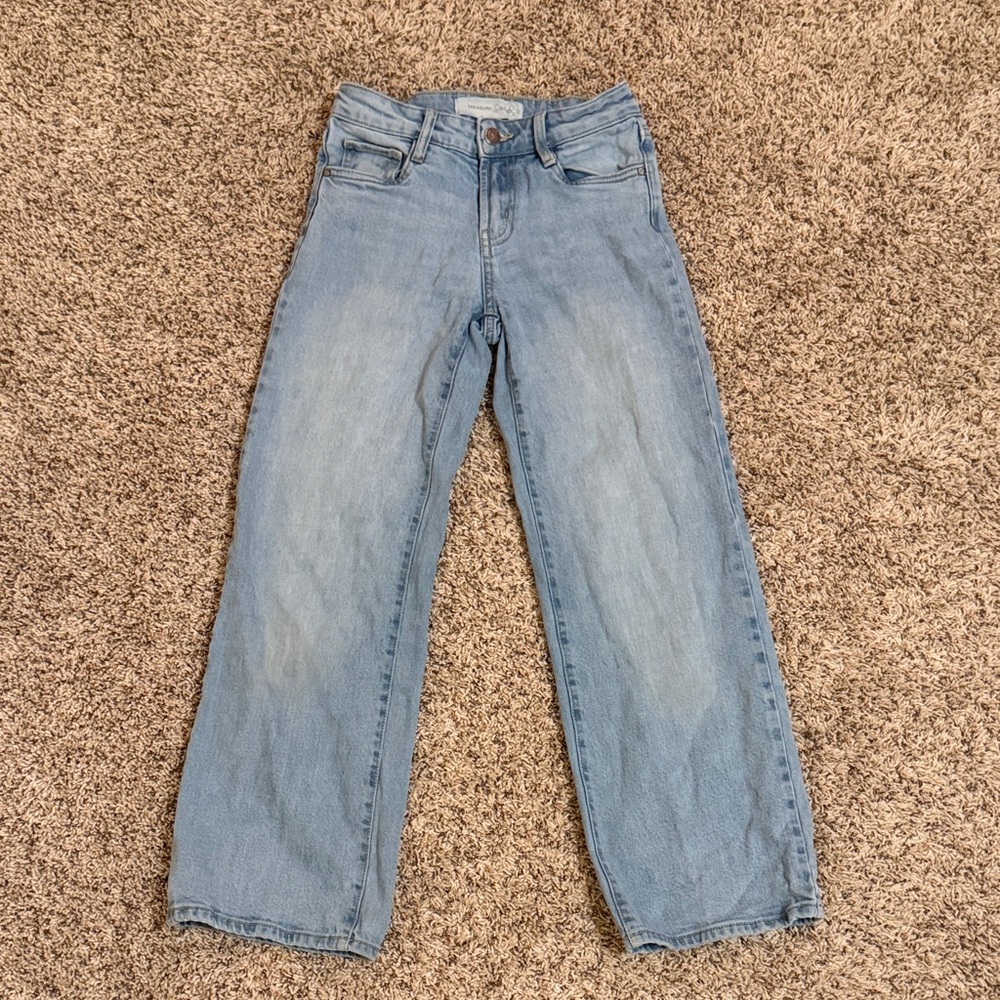 Treasure & Bond Light Blue Straight Leg Jeans